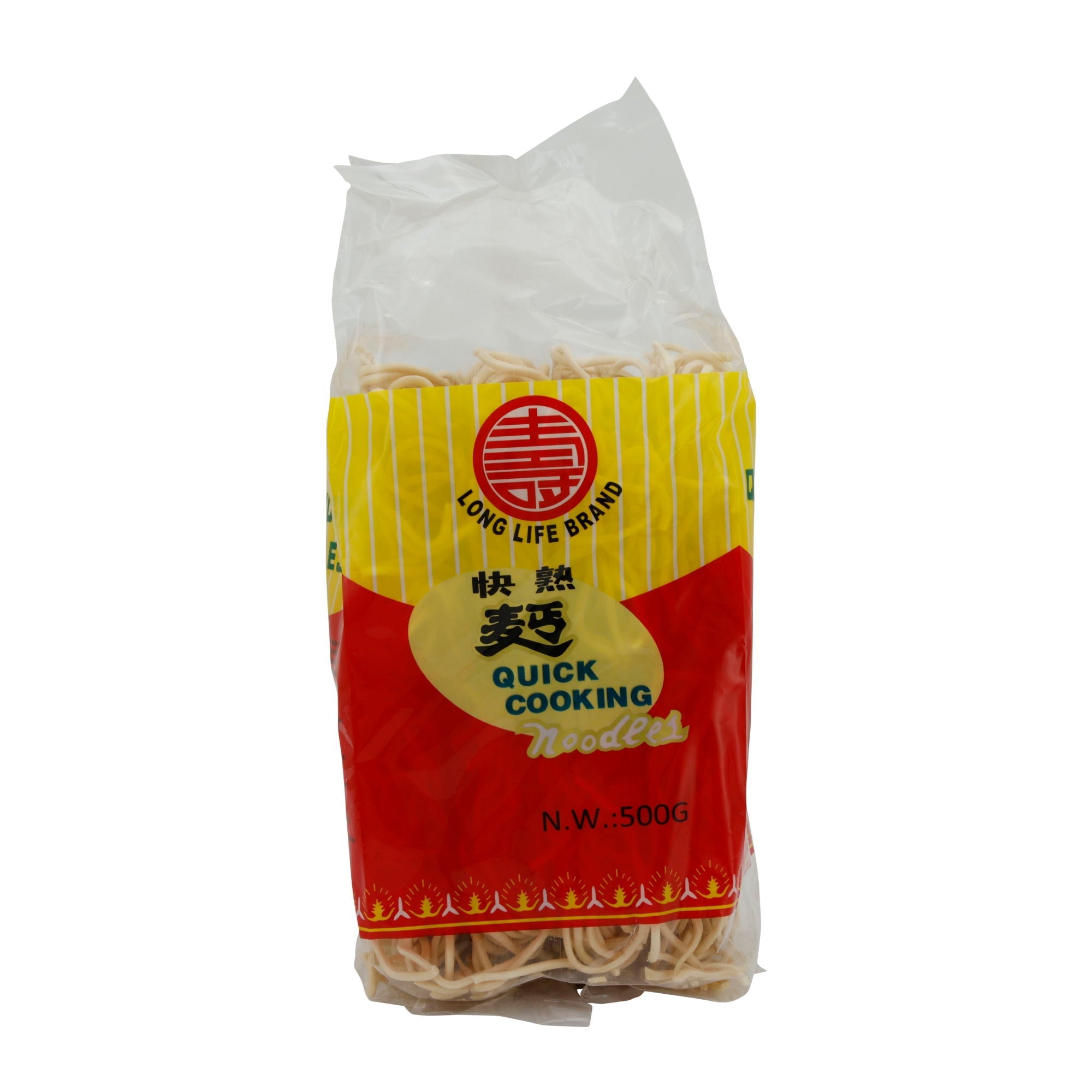 Nudeln Long Life Brand | Quick-Cooking | Traditionelle asiatische Eiernudeln | 500 g LONGLIFE